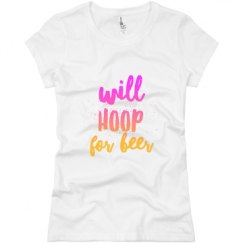 Ladies Slim Fit Basic Promo Jersey Tee