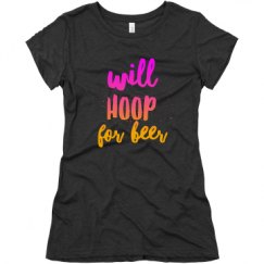 Ladies Slim Fit Super Soft Triblend Tee