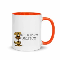 11oz Ceramic Mug with Color Inside