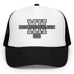 MH SNAPBACK (Make Music Great Again)BLACK/SILVER