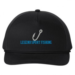 Snapback Five-Panel Rope Hat