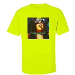 Unisex Ultra Cotton Safety Neon Crewneck Tee