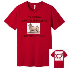 Art Infliction-Queentet Tandem Logo T-Shirt, Unisex