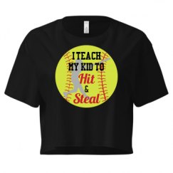 Ladies Festival Cali Crop Top Tee