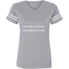 Ladies Relaxed Fit Vintage Sports Tee