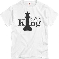 Black King Tee - White