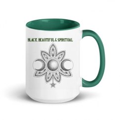 15oz Ceramic Mug with Color Inside