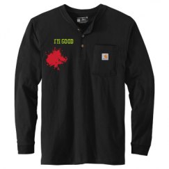 Unisex Carhartt Long Sleeve Henley Tee 