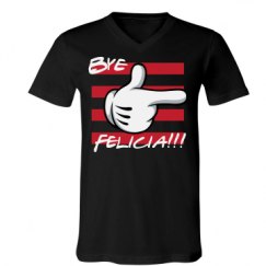 Unisex V-Neck Jersey Tee