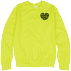 Unisex Neon Crewneck Sweatshirt