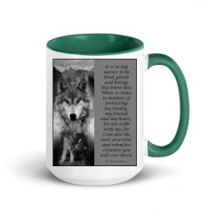 15oz Ceramic Mug with Color Inside