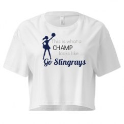 Ladies Festival Cali Crop Top Tee