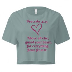 Ladies Festival Cali Crop Top Tee