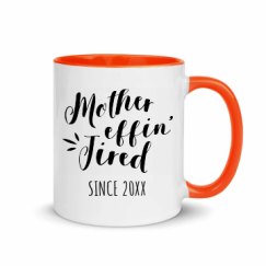 11oz Ceramic Mug with Color Inside