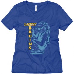Ladies Relaxed Fit V-Neck Tee