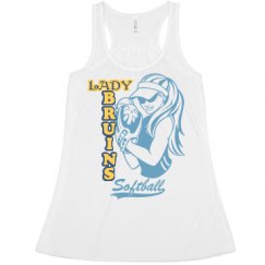 Ladies Flowy Racerback Tank