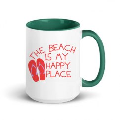 15oz Ceramic Mug with Color Inside