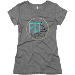 Ladies Slim Fit Super Soft Triblend Tee