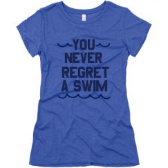 Ladies Slim Fit Super Soft Triblend Tee