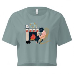 Ladies Festival Cali Crop Top Tee