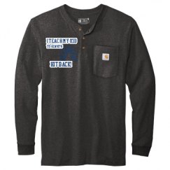 Unisex Carhartt Long Sleeve Henley Tee 