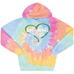 Unisex Tie-Dye Fleece Hoodie