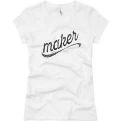 Ladies Slim Fit Basic Promo Jersey Tee