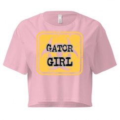 Ladies Festival Cali Crop Top Tee