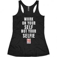 Ladies Slim Fit Super Soft Racerback Triblend Tank