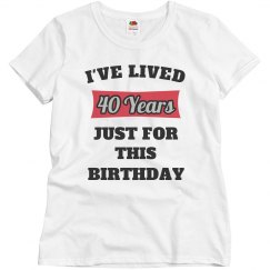 Lived this long for birthday