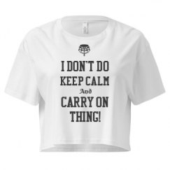 Ladies Festival Cali Crop Top Tee