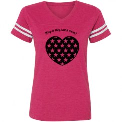 Ladies Relaxed Fit Vintage Sports Tee