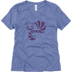 Ladies Relaxed Fit Super Soft Triblend V-Neck Tee
