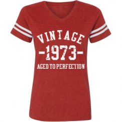 Ladies Relaxed Fit Vintage Sports Tee