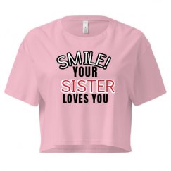 Ladies Festival Cali Crop Top Tee