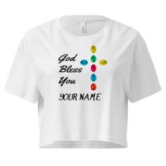 Ladies Festival Cali Crop Top Tee