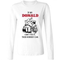 Ladies Relaxed Fit Basic Long Sleeve Tee