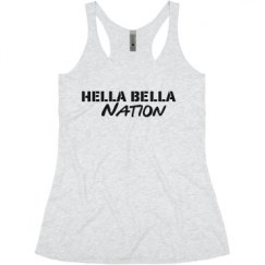 Ladies Slim Fit Super Soft Racerback Triblend Tank