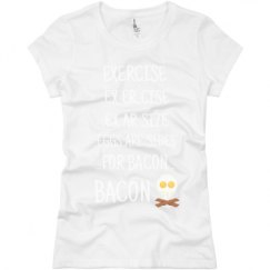 Ladies Slim Fit Basic Promo Jersey Tee