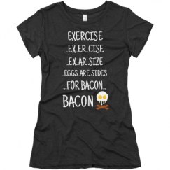 Ladies Slim Fit Super Soft Triblend Tee