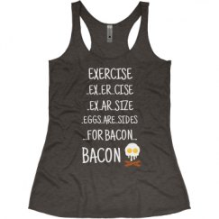 Ladies Slim Fit Super Soft Racerback Triblend Tank