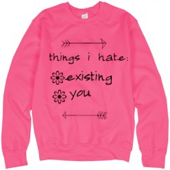 Unisex Neon Crewneck Sweatshirt