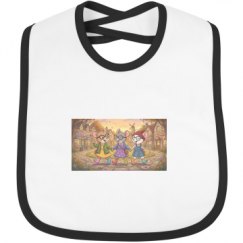 Infant Contrast Trim Bib