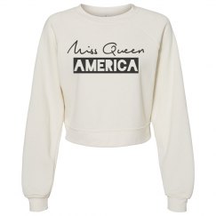 #MissQueen "America" Cropped Pullover