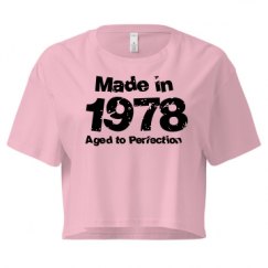 Ladies Festival Cali Crop Top Tee