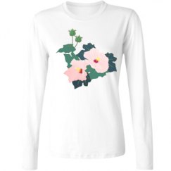 Ladies Relaxed Fit Basic Long Sleeve Tee