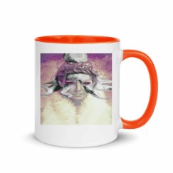 11oz Ceramic Mug with Color Inside