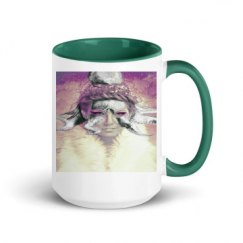 15oz Ceramic Mug with Color Inside