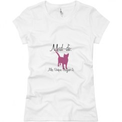Ladies Slim Fit Basic Promo Jersey Tee