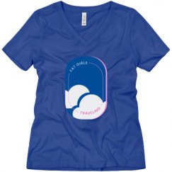 Ladies Relaxed Fit V-Neck Tee